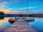 Boats at Lake Dock