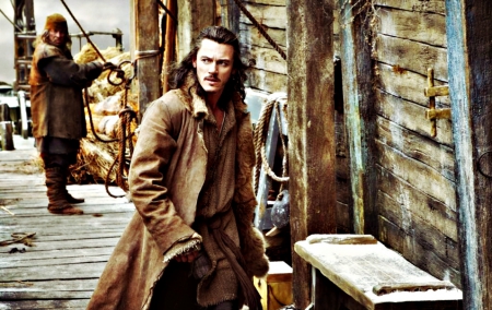 Luke Evans as Bard/Girion - movie, girion, fantasy, bard, the desolation of smaug, luke evans, ship, man, actor, the hobbit