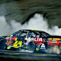 #24 Jeff Gordon Burnout