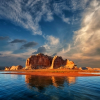 Late Evening On Lake Powell