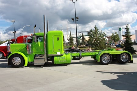 Kustom Peterbilt, Flattop - truck, peterbilt, big rig, custom