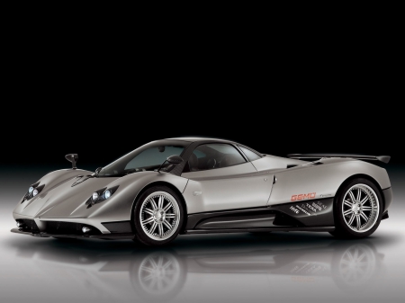 pagani zonda f - grey, sporty, zonda, pagani