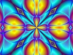 BLUE AND YELLOW FRACTAL