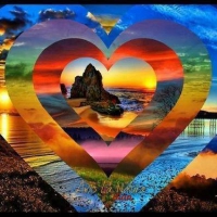 heart,color,sun,sea,