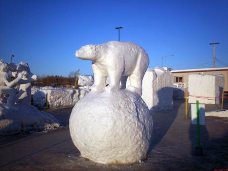 snow art - snow sculptures, architecture, other