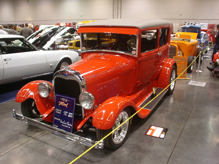 1928 ford sedan red - ford, sedan, red, 1928