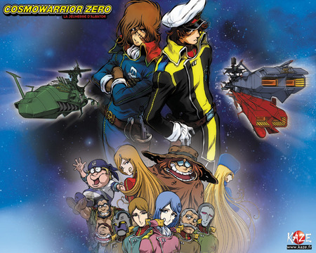 Cosmowarrior zero, Albator, Captain Arlok - anime, alabator, manga