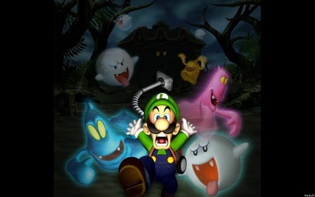 luigi's mansion - game, mansion, ghost, nintendo