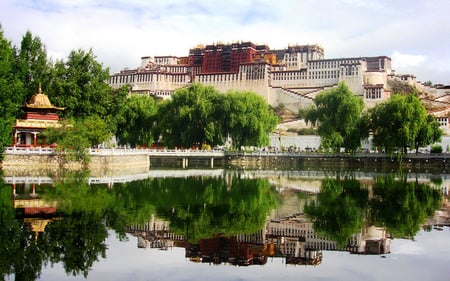 Potala Palace 03 - lhasa, tibet, potala place, temple, china, potala, castle