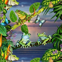 Frogs 'n butterflies