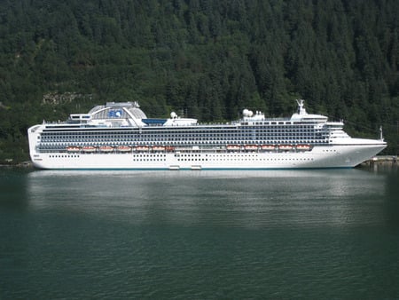 Alaska crusie ship - nature, cruise, boat, alaska