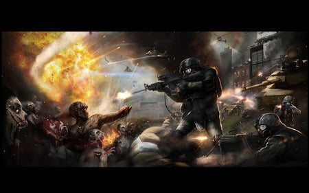 Zombie SWAT - apocaplypse, zombie, zombies, swat