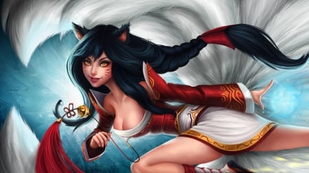 Ahri - Ahri, League Of Legends, Ahri League Of Legends, Mid lane, LOL