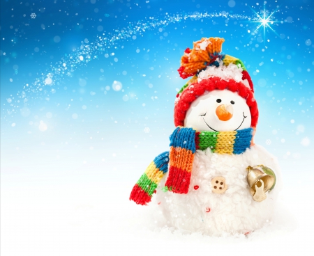 â™¥Xmasâ™¥ - snowman, celebrations, xmas and new year, winter, lovely, creative pre-made, christmas, love four seasons, holidays, snow, beautiful, colors, cute