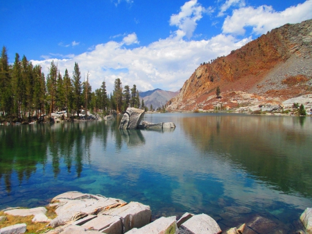 Eagle Lake - lake, forest, cool, fun, nature, mountain