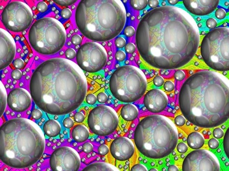 BUBBLES WITHIN BUBBLES - creation, art, abstract, bubbles