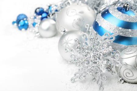 Xmas - christmas, snowflake, new year, balls