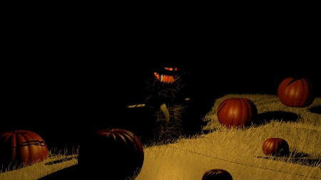 The Pumpkin Patch - halloween, scarecrow, pumpkins, pumpkin, sfrederick2