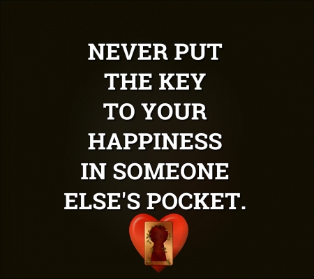 Happiness - key, people, happy, pocket