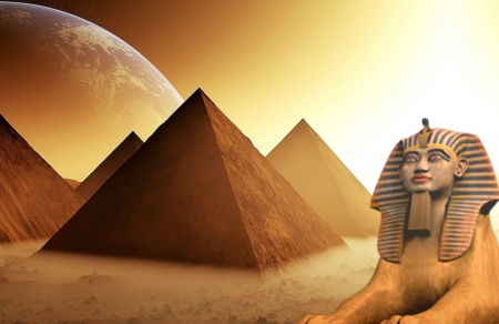 The magnificence of the pyramids - picture, color, wallpaper, new