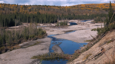 Fall in Kananaskis, Elbow river - Rockies, Canada, Elbow river, Kananaskis, Bragg Creek, Alberta