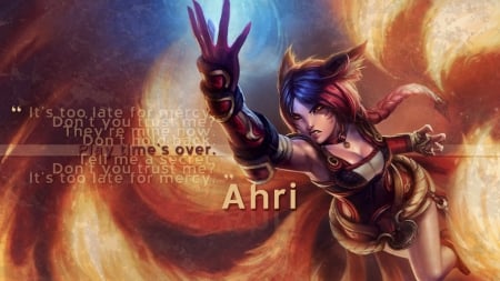 FoxFire Ahri - ahri league of legends, lol, league of legends, foxfire ahri, foxfire, ahri