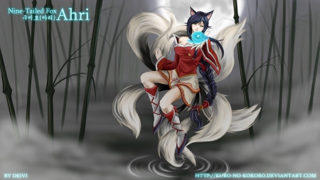 Classic Ahri - classic ahri, ahri league of legends, lol, league of legends, ahri