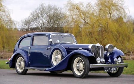 1937 Jaguar - Cars, 1937, Jaguar, Blue