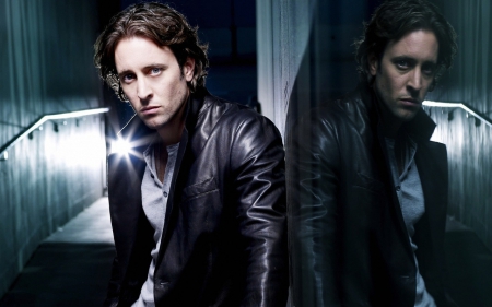 Alex OLoughlin - man, tv series, actor, alex oloughlin, black, jacket