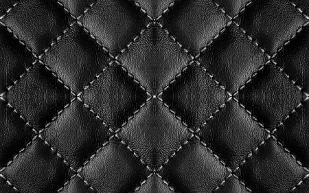 Black leather - abstract, black, leather, pattern, texture