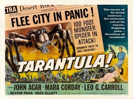 Tarantula 1955 - Tarantula 1955, horror, halloween, movie poster