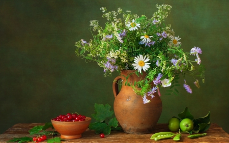 Still Life - abstract, photography, flowers, still life, berries