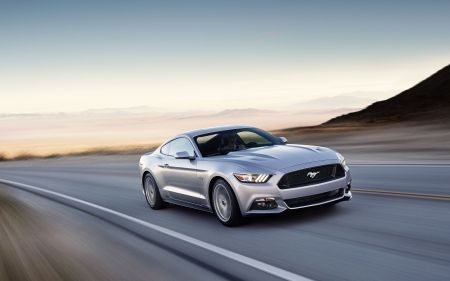 ford mustang gt - american, ford, mustang, grey