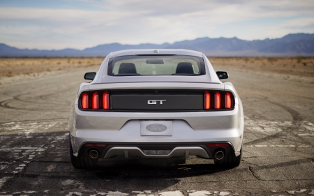 ford mustang gt - american, ford, mustang, grey