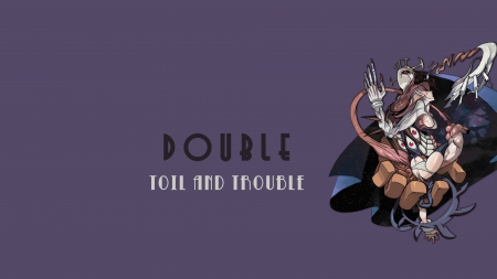 Double - Skullgirls, Girls, Anime, Double