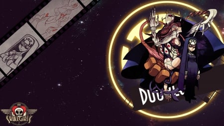 Double - anime, double, girls, skullgirls