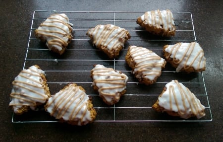 Pumpkin Cinnamon Chip Scones