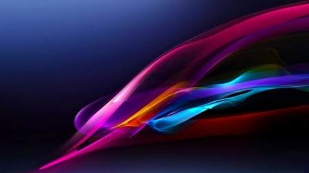 Colorful Xperia 1 - illustration, abstract, artwork, art, wide screen