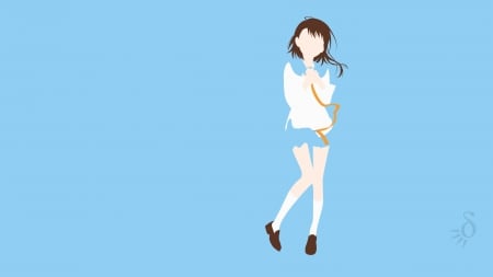 Kosaki Onodera - school uniform, wallpaper, nisekoi, brown hair, kosaki onodera, anime, anime girl, school