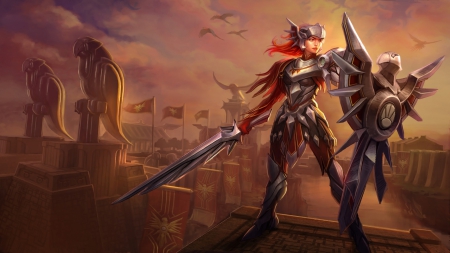 Leona - game, Leona, league of legends, Leona League Of Legends, hd, LOL, pc