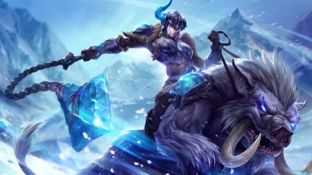 Sejuani - hd, pc, game, sejuani league of legends, lol, sejuani, league of legends