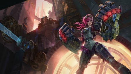 Vi - Vi, game, league of legends, Vi League Of Legends, hd, LOL, pc