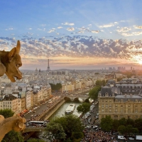 Gargoyle Overlooking Paris