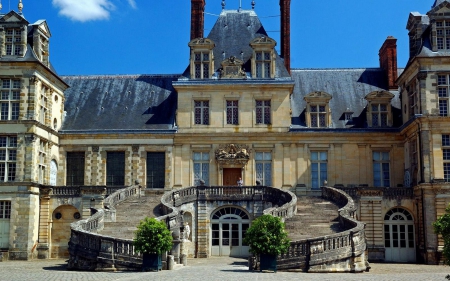 French Villa - historical, stone, France, Europe, lovely, ornate, Villa