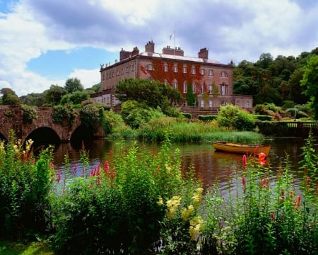 Westport House - architecture, lake, house, wesposrt