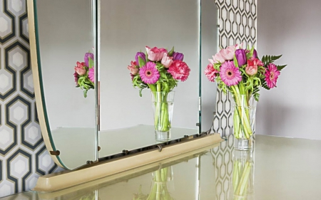 Flowers and Mirror