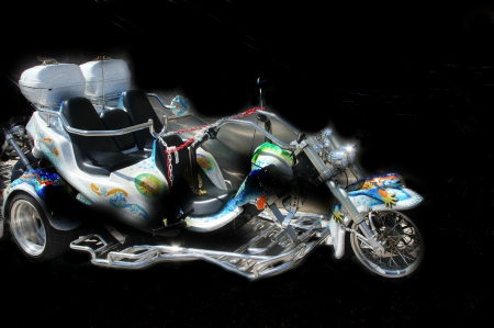 Fantasy Motorcycle - abstract, fantasy, motorcycle, bike