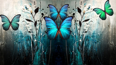 blue butterfly by zyn