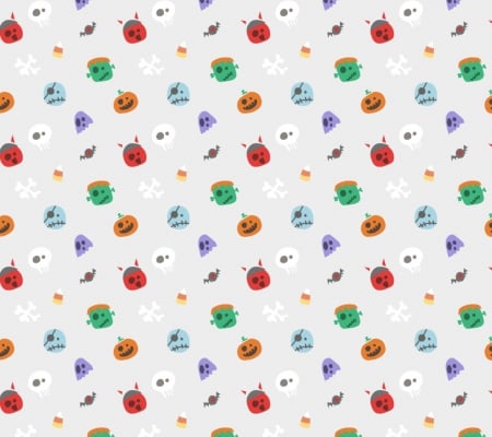 Halloween Background - abstract, ghost, beautiful, colors, pumpkin, monster, white, soft, halloween, cute, background, candy