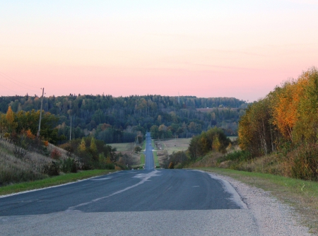 Evening landscape. - nature, fields, autumn, other